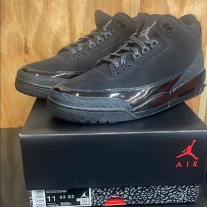 Jordan Men's Black retro 3